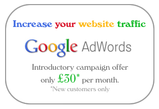 Google Adwords advert
